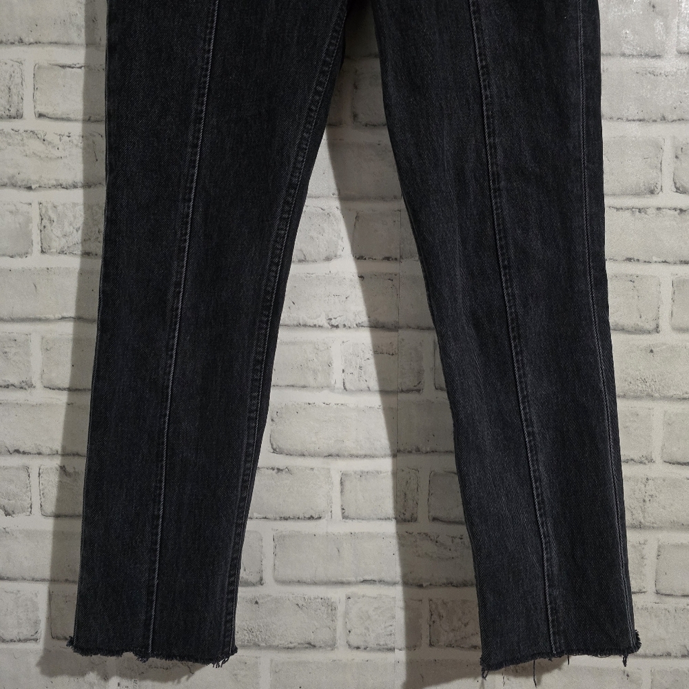 Reformation Seamed Jeans Black‎ size 25 - Picture 5 of 11